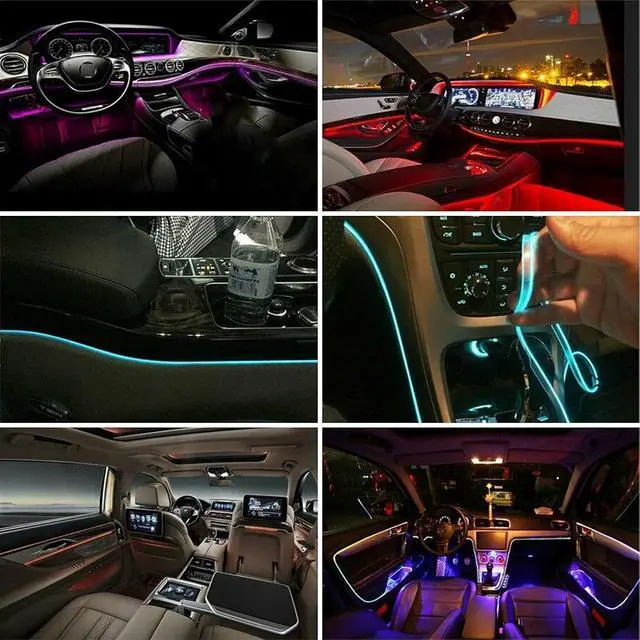 Alt view image 6 of 7 - Car LED Interior Strip Light