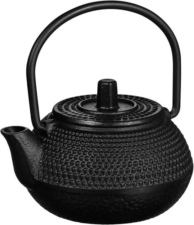 Main image of Small Teapot Cast Iron Mini Tea Kettle Tabletop