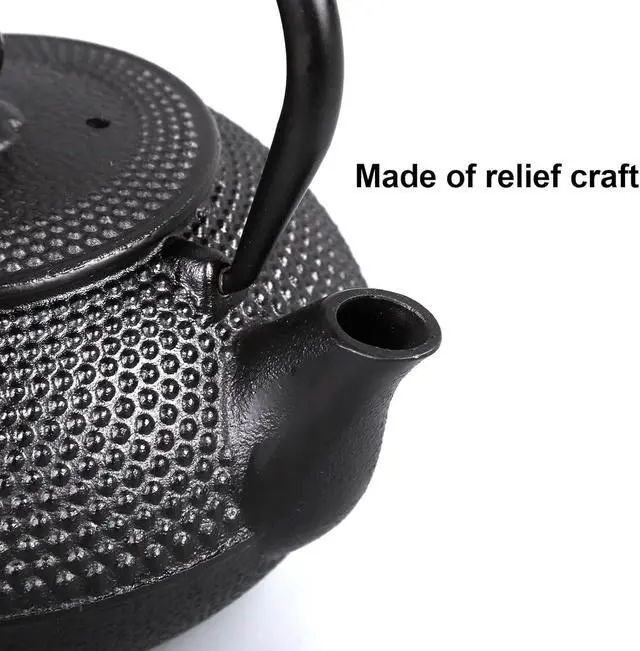 Alt view image 5 of 7 - Cast Iron Teapot with Stainless Steel Infuser