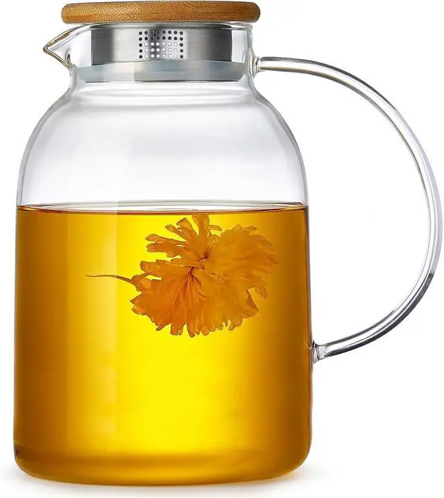 Main image of Large Glass Teapot with Infuser