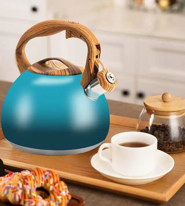 Alt view image 5 of 7 - Tea Kettle Stovetop 3.2Qt Stainless Steel Tea pots