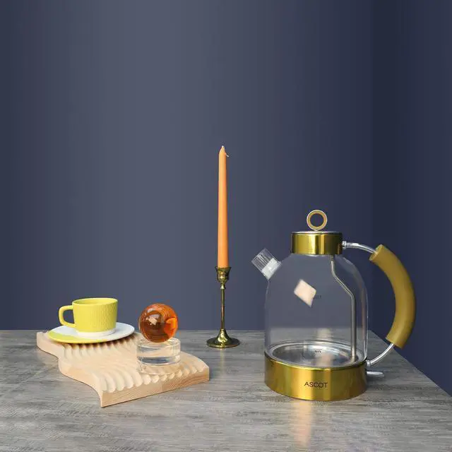 Alt view image 4 of 7 - Electric Kettle 1.5L Glass Electric Tea Kettle 2200W Fast Boiling