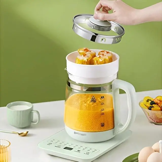 Alt view image 5 of 6 - 1.8L Electric Glass Teapot with Removable Infuser