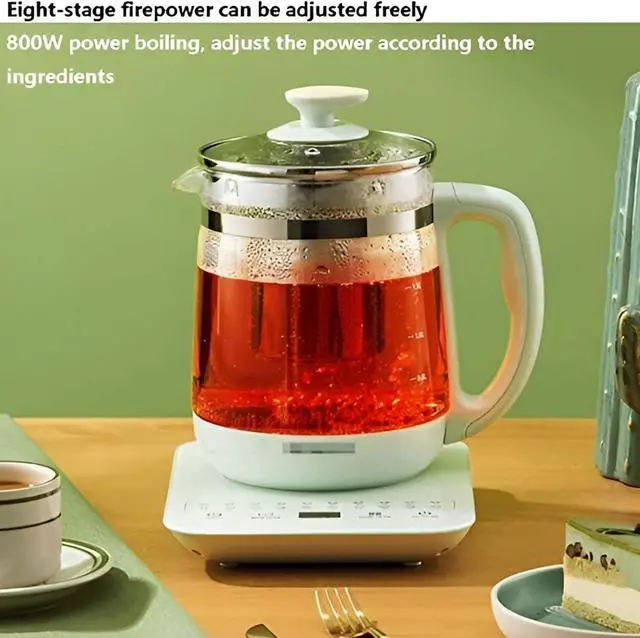Alt view image 4 of 6 - 1.8L Electric Glass Teapot with Removable Infuser