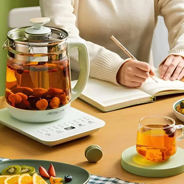 Alt view image 2 of 6 - 1.8L Electric Glass Teapot with Removable Infuser