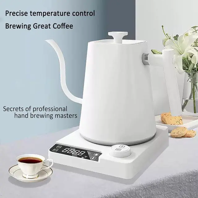 Alt view image 2 of 7 - Electric Gooseneck Kettle Pour Over Coffee and Tea Kettle