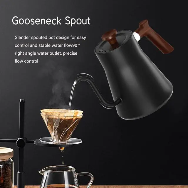 Alt view image 3 of 7 - Electric Gooseneck Kettle with LCD Display