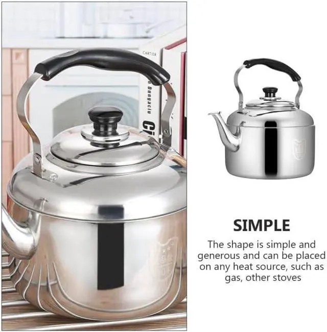 Alt view image 6 of 7 - 4L Stainless Steel Stovetop Teapot for Boiling Water