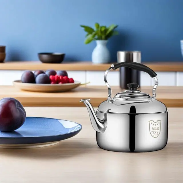 Alt view image 7 of 7 - 4L Stainless Steel Stovetop Teapot for Boiling Water