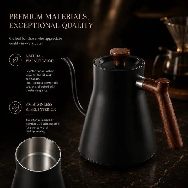 Alt view image 7 of 7 - Electric Gooseneck Kettle