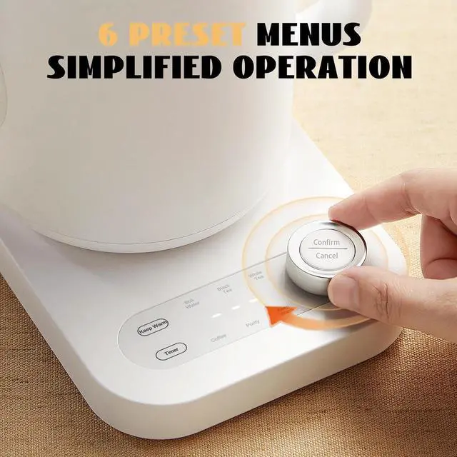 Alt view image 6 of 7 - Smart Electric Kettle with Temperature Control