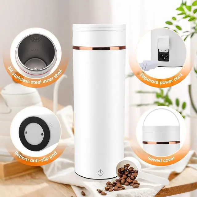Alt view image 3 of 7 - 500ML Electric Kettle with Auto Shut-Off and Boil Dry Protection