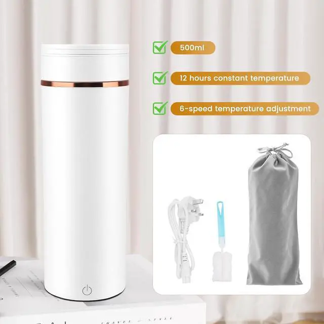 Alt view image 6 of 7 - 500ML Electric Kettle with Auto Shut-Off and Boil Dry Protection