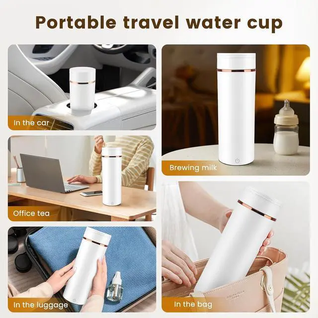 Alt view image 7 of 7 - 500ML Electric Kettle with Auto Shut-Off and Boil Dry Protection