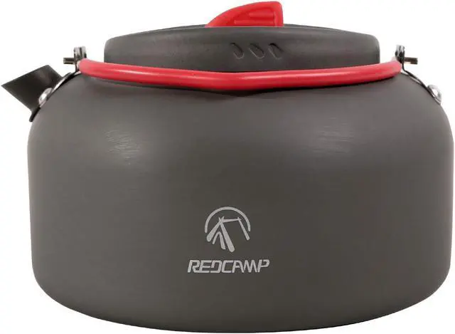 Alt view image 2 of 7 - 1.4L Small Camping Kettle Folding Water Pot with Carrying Bag