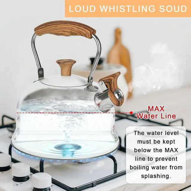 Alt view image 2 of 7 - 2.7 Quart Whistling Kettle