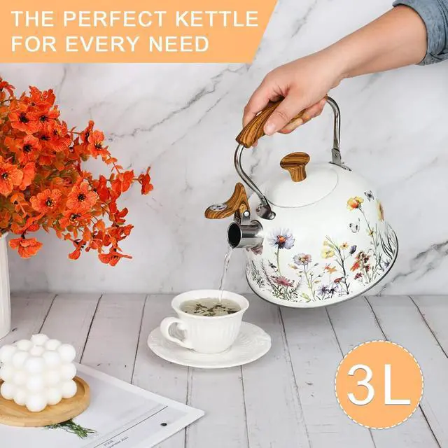 Alt view image 7 of 7 - 2.7 Quart Whistling Kettle