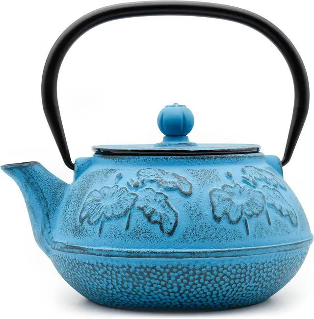 Main image of Cast Iron Tetsubin Stovetop Teakettle Teapot with Mesh Loose-Leaf Filter