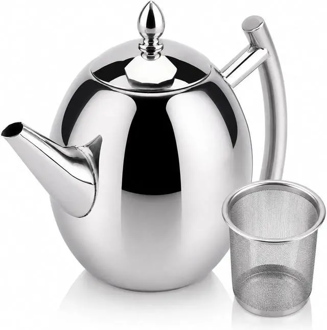 Main image of Tea Kettle Stainless Steel Teapot Coffee Pot Large Capacity
