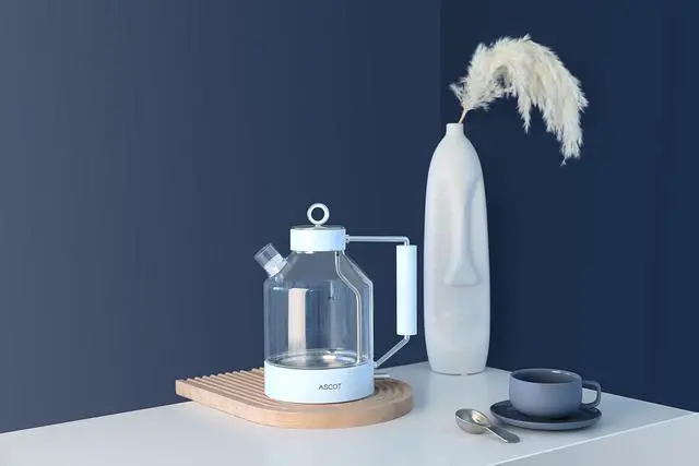 Alt view image 5 of 7 - Electric Kettle 1.5L 1500W Retro Tea Heater & Hot Water Boiler