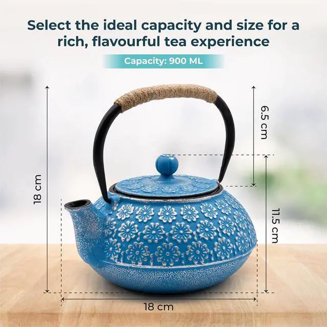 Alt view image 6 of 7 - Traditional Japanese Cast Iron Tetsubin Stovetop Teakettle