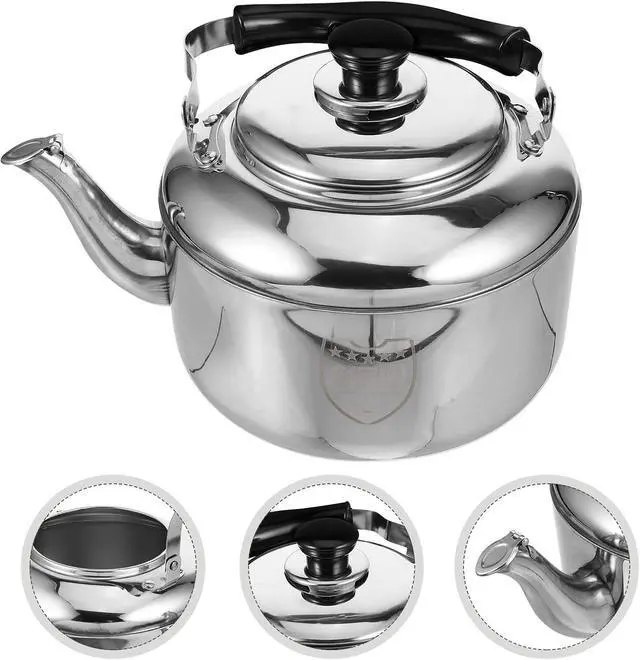Alt view image 3 of 7 - 4L Household Teakettle Whistling Tea Kettle Water Boiled Pot