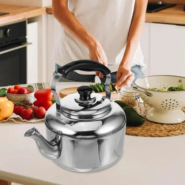 Alt view image 5 of 7 - 4L Household Teakettle Whistling Tea Kettle Water Boiled Pot