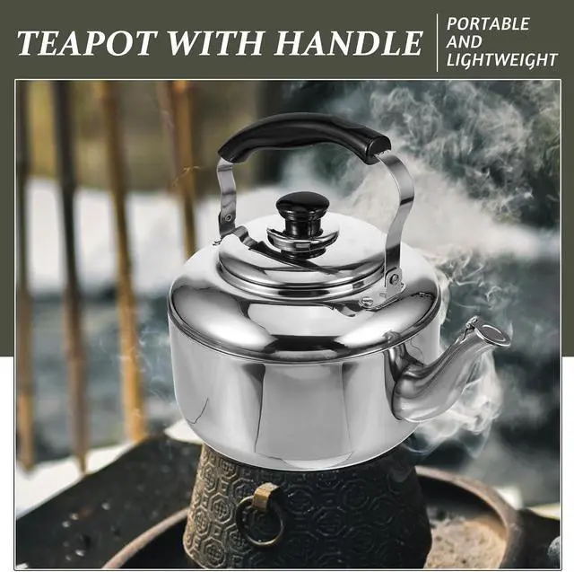 Alt view image 7 of 7 - 4L Household Teakettle Whistling Tea Kettle Water Boiled Pot