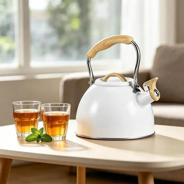 Alt view image 2 of 7 - 3L Stove Top Kettle Stainless Steel Whistling Tea Kettles
