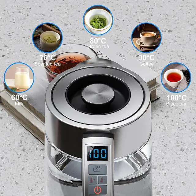 Alt view image 5 of 7 - Electric Kettle 3000W Fast Heating 1.7L