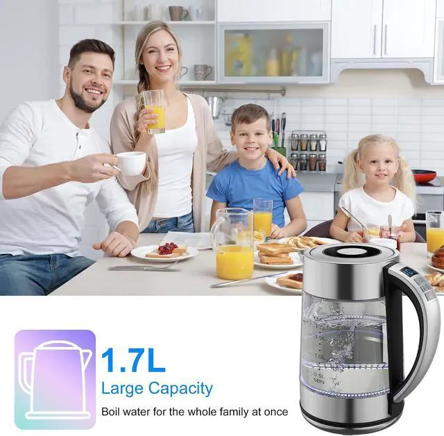 Alt view image 7 of 7 - Electric Kettle 3000W Fast Heating 1.7L