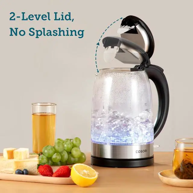 Alt view image 5 of 6 - Kettle 3000W Food-Grade Stainless Steel Filter & Inner Lid