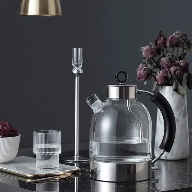 Alt view image 7 of 7 - Electric Kettle Glass Electric Tea Kettle