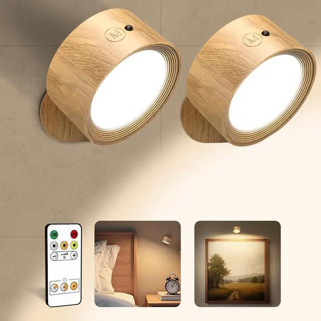 Main image of LED Wall Lights 2000mAh Rechargeable Wall Lights Indoor