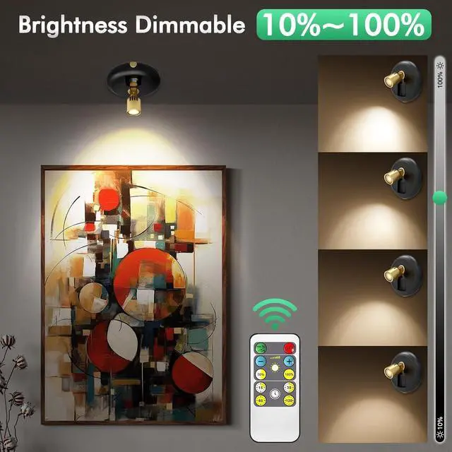 Alt view image 4 of 7 - Indoor Plant Spotlight Battery Operated