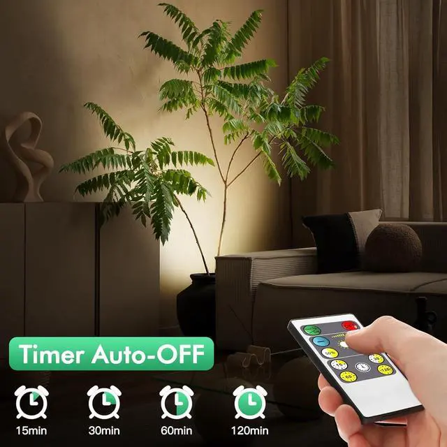 Alt view image 7 of 7 - Indoor Plant Spotlight Battery Operated