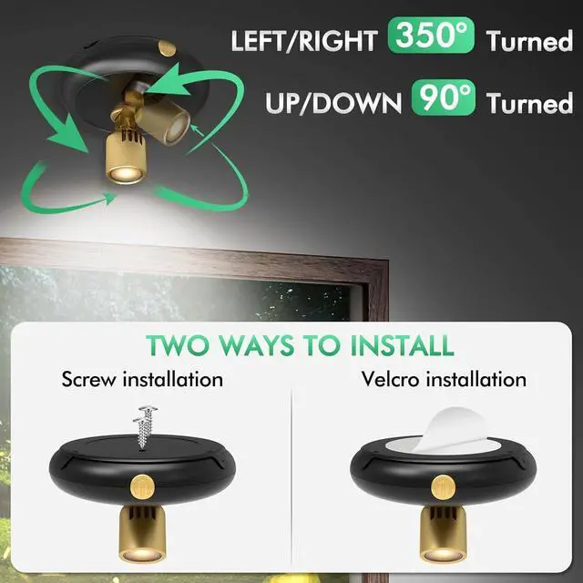 Alt view image 3 of 7 - Indoor Plant Spotlight Battery Operated