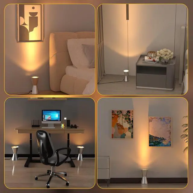 Alt view image 7 of 7 - Uplighting Spotlight Uplights Indoor Floor Can Light with Foot Switch