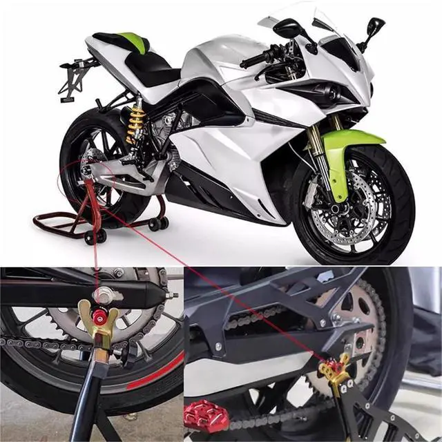 Alt view image 3 of 5 - M6 Motorcycle Swing Arm Sliders Spools 2pcs 6mm