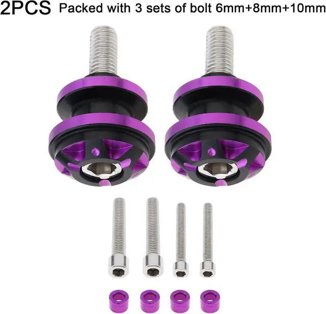 Alt view image 2 of 7 - 2pcs CNC Aluminum Alloy Swing Arm Spools Sliders Stand