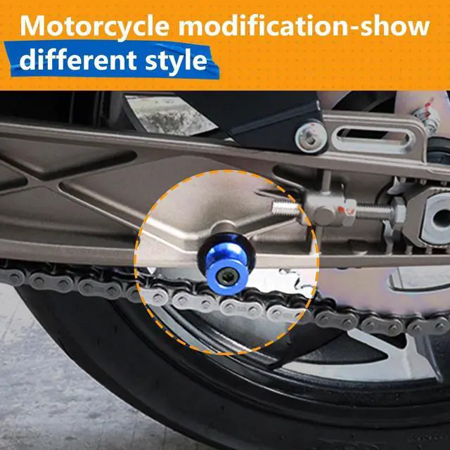 Alt view image 2 of 7 - 4 Pcs Motorcycle Swing Arm Spool