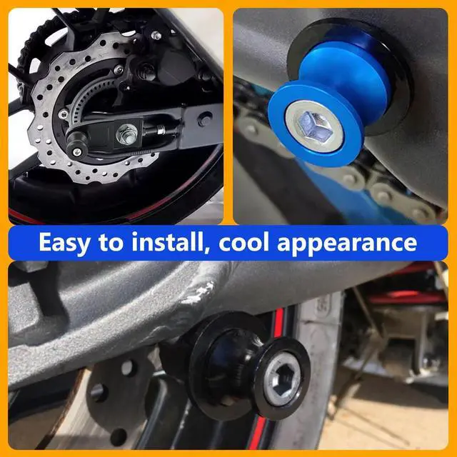 Alt view image 4 of 7 - 4 Pcs Motorcycle Swing Arm Spool