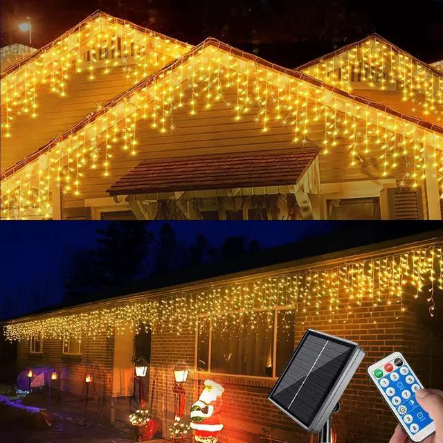 Alt view image 2 of 7 - Solar Icicle Lights