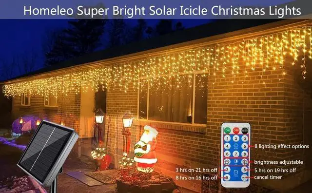 Alt view image 5 of 7 - Solar Icicle Lights