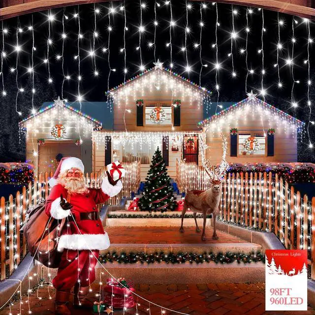 Main image of 50M 1600LED Outdoor Christmas Lights Plug in 8 Modes