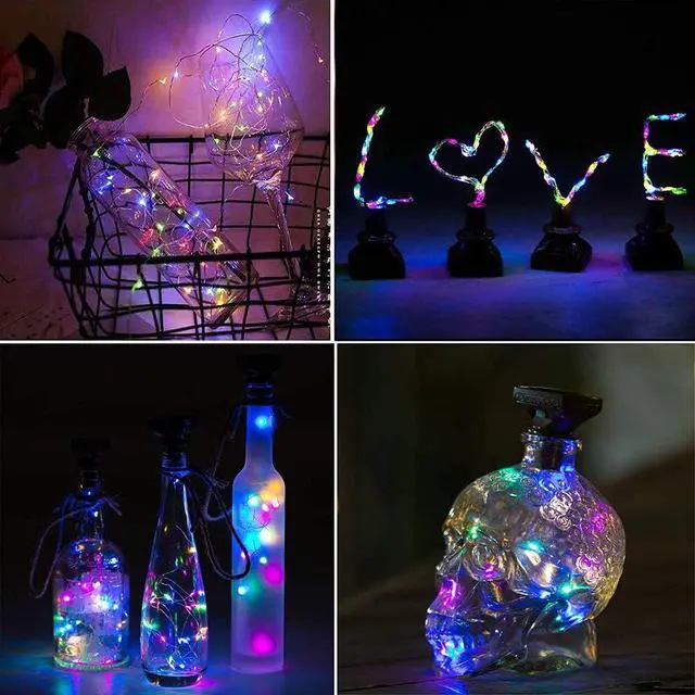 Alt view image 3 of 7 - Solar Wine Bottle Lights