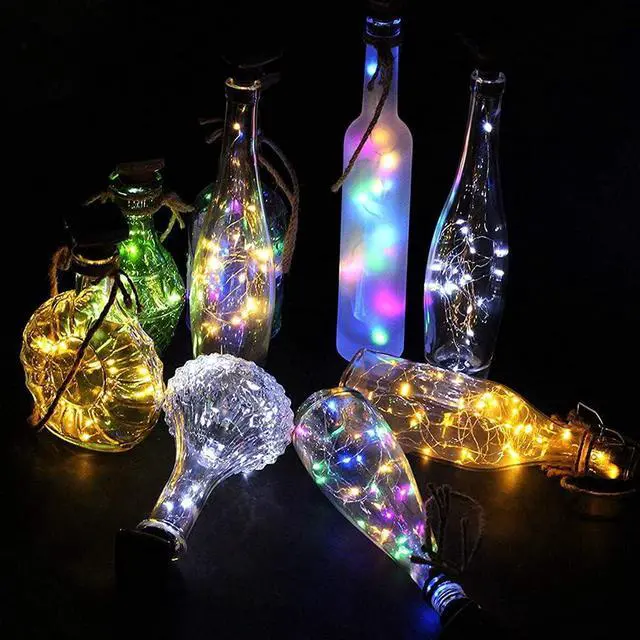 Alt view image 5 of 7 - Solar Wine Bottle Lights