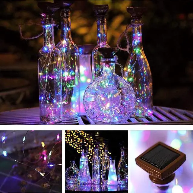 Alt view image 4 of 7 - Solar Wine Bottle Lights