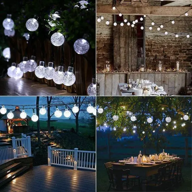 Alt view image 4 of 7 - Solar String Lights Outdoor Garden