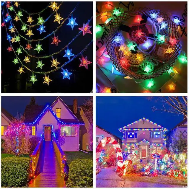 Alt view image 6 of 7 - Snowflake Fairy Lights